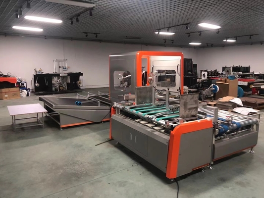 alimentación automática de la máquina de Gluer de la carpeta de la caja de papel de 1300mm×1050m m