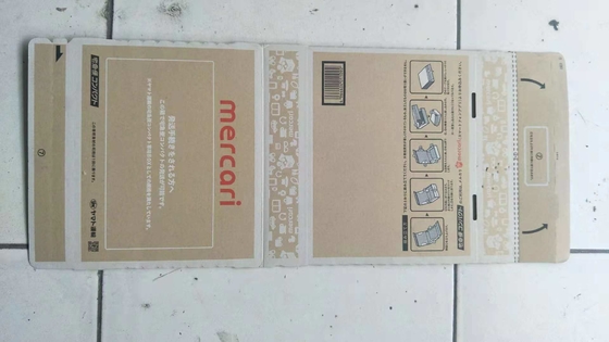 Barra polar 90m/Min For Packaging de Grey Cardboard Box Folding Machine 6