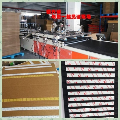 Maquinaria acanalada 18KW 380V de Gluer de la carpeta de la caja del cartón para las cajas de envío de la cremallera