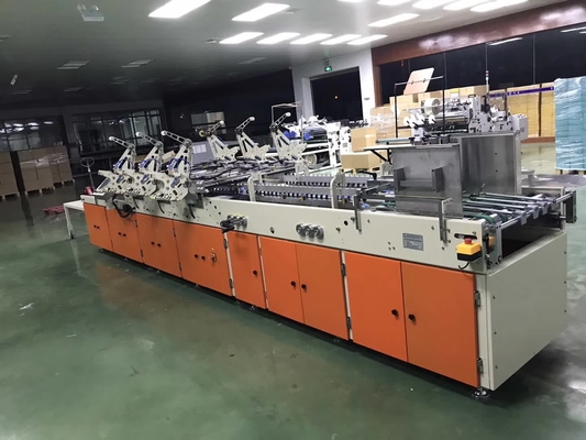 Barra polar 90m/Min For Packaging de Grey Cardboard Box Folding Machine 6